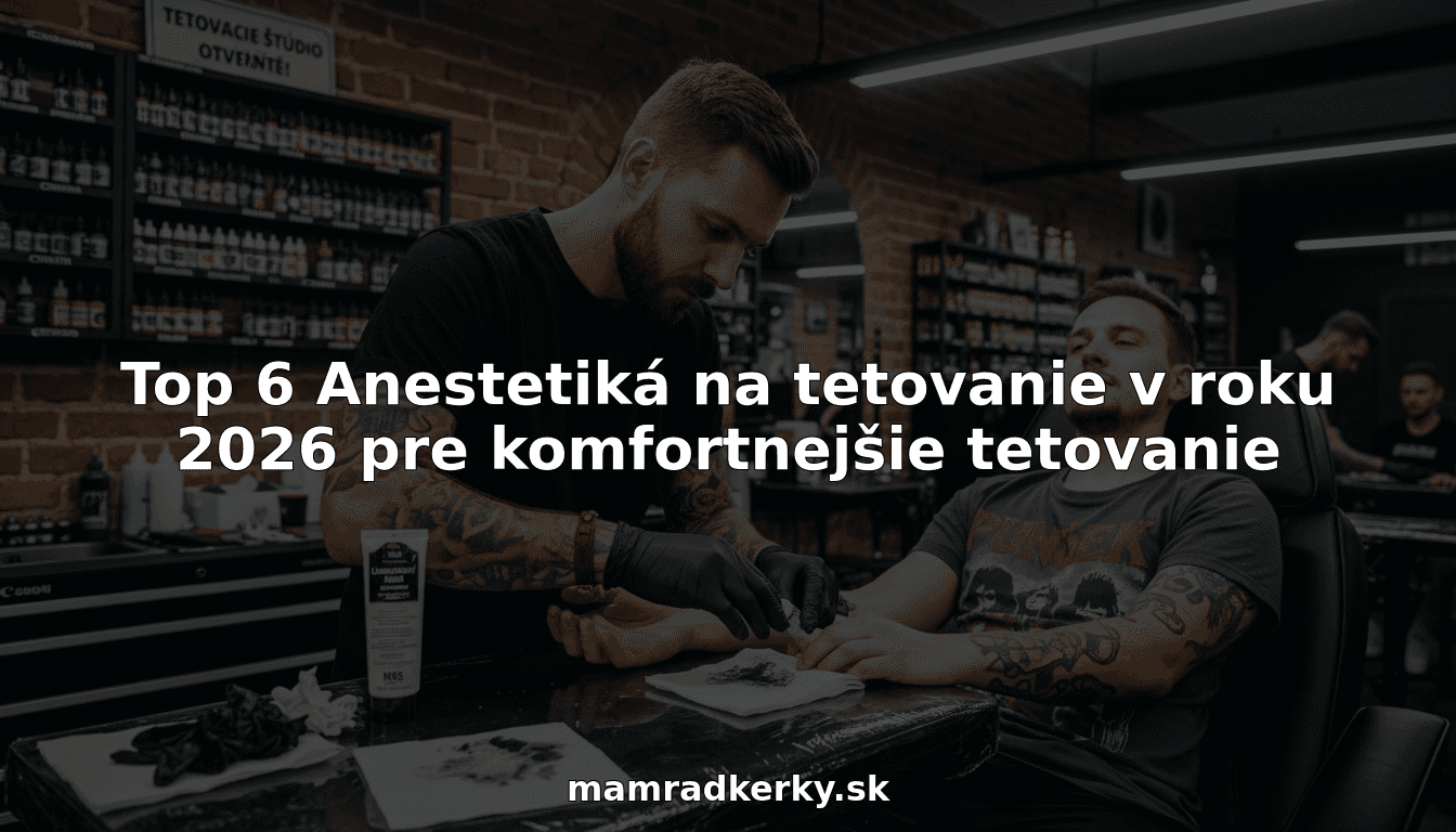 Top 6 Anestetiká na tetovanie v roku 2026 pre komfortnejšie tetovanie