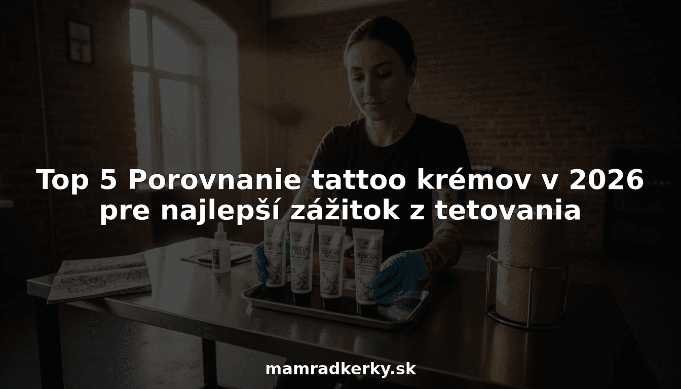 Top 5 Porovnanie tattoo krémov v 2026 pre najlepší zážitok z tetovania