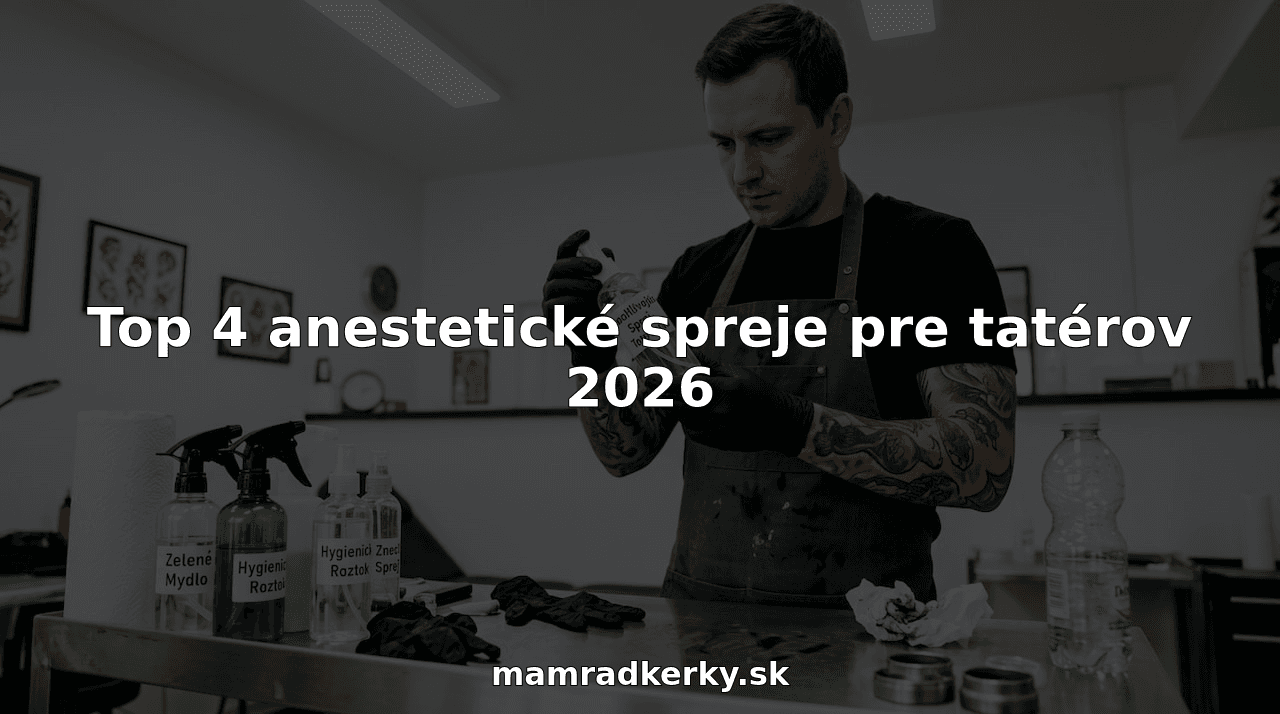 Top 4 anestetické spreje pre tatérov 2026