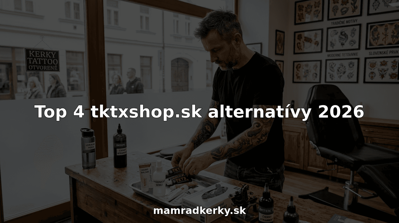 Top 4 tktxshop.sk alternatívy 2026