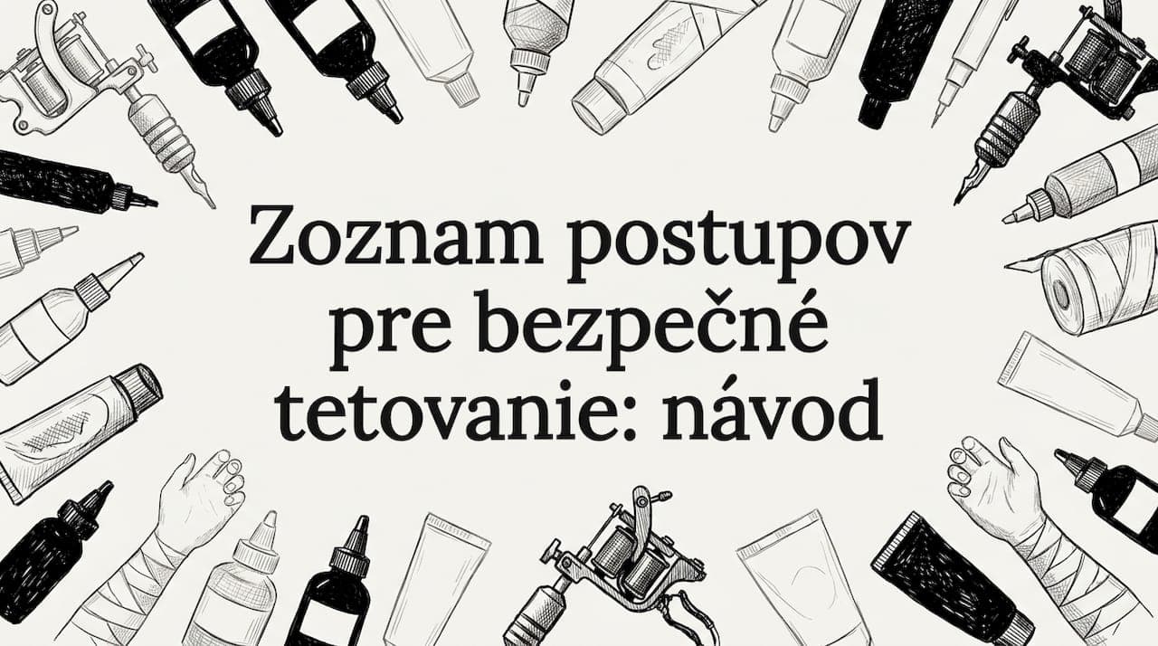 Zoznam postupov pre bezpečné tetovanie: návod