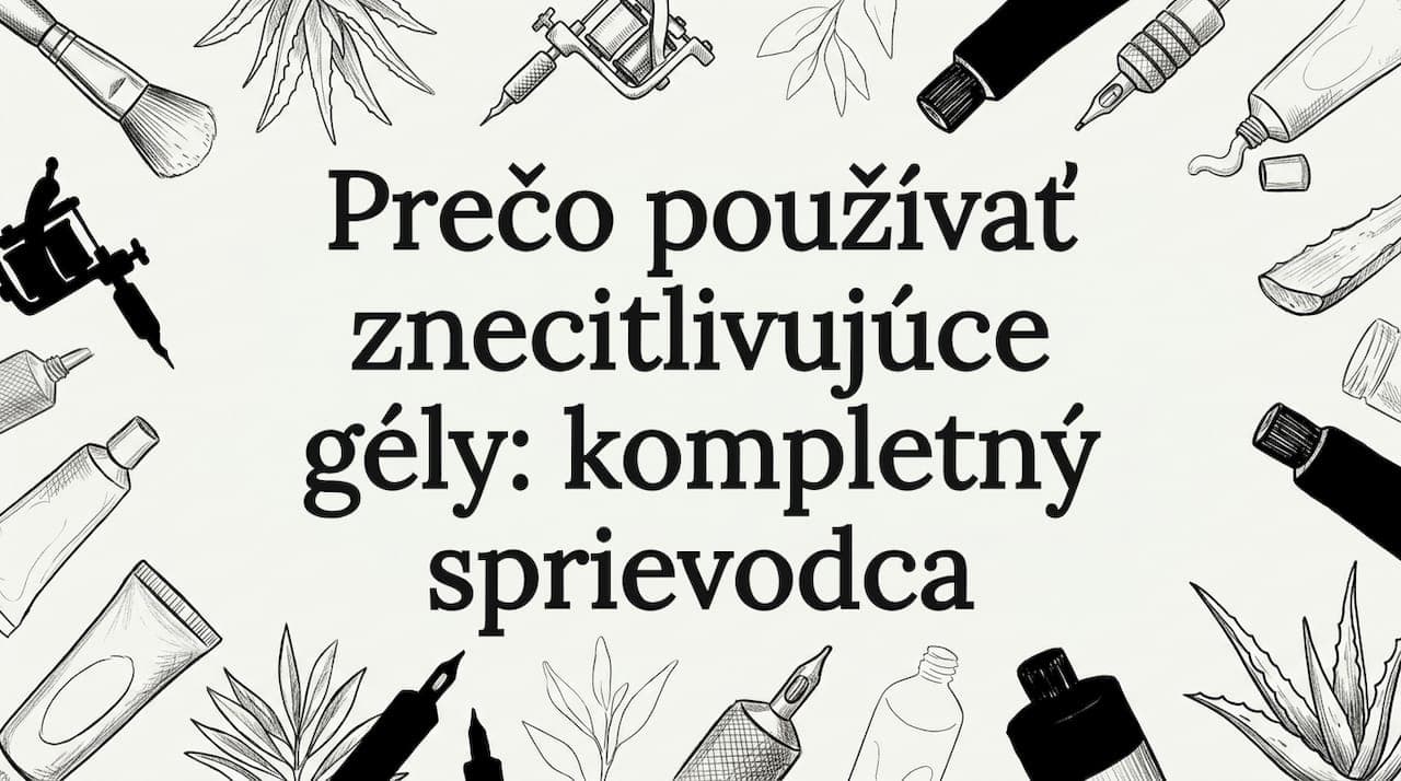 Prečo používať znecitlivujúce gély: kompletný sprievodca
