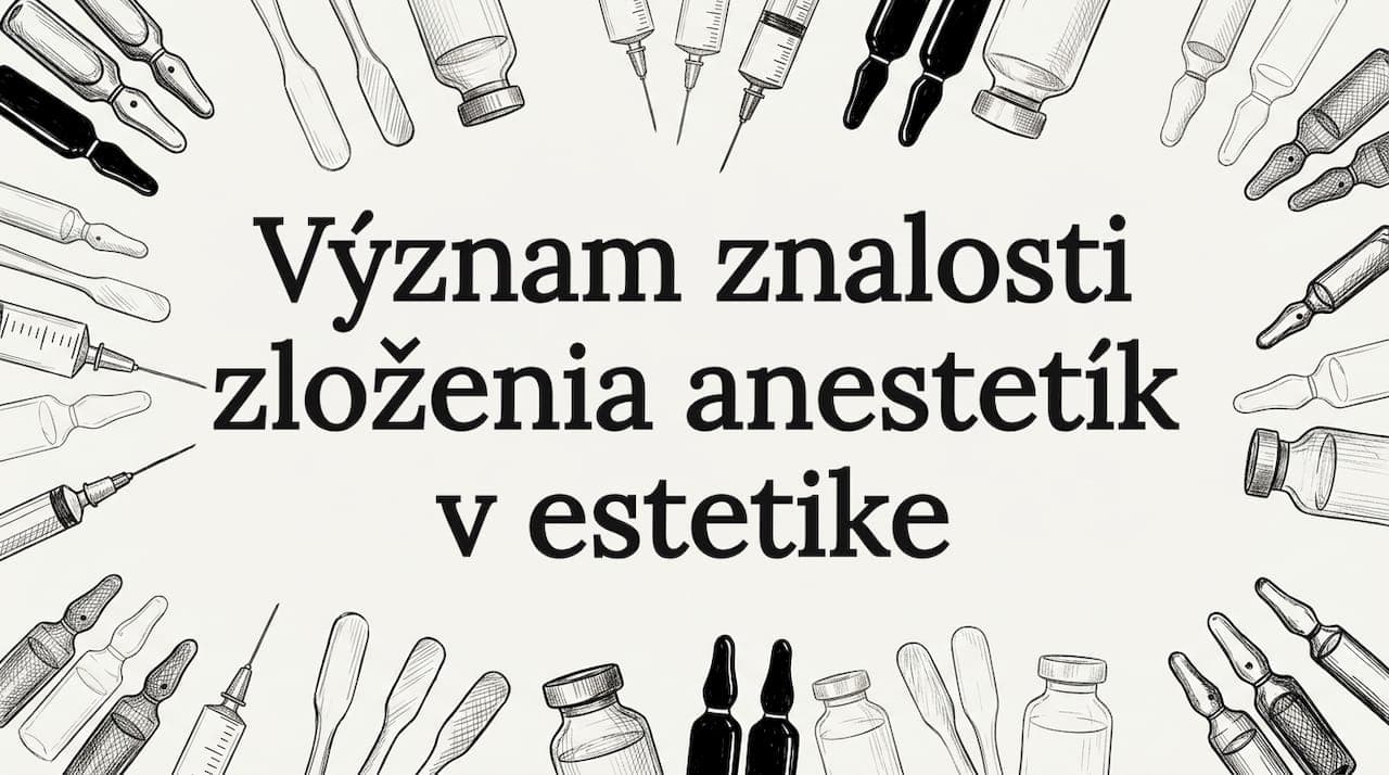 Význam znalosti zloženia anestetík v estetike