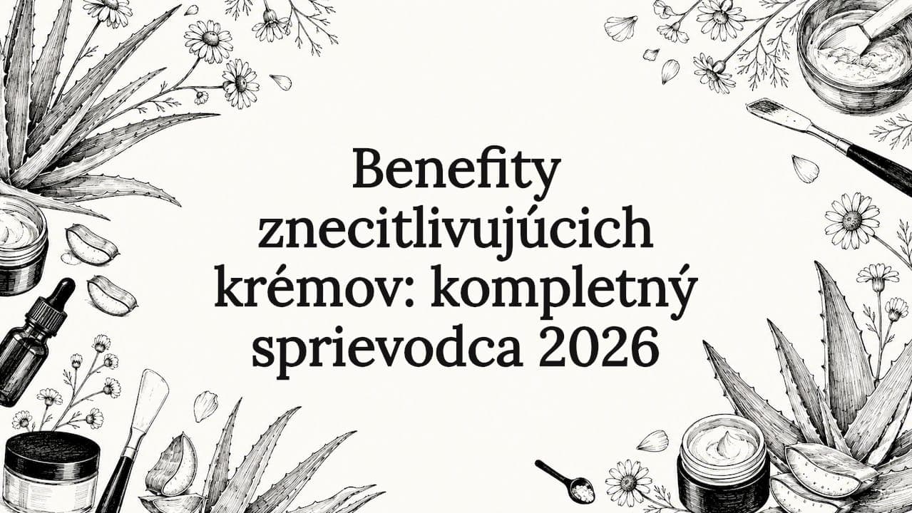 Benefity znecitlivujúcich krémov: kompletný sprievodca 2026
