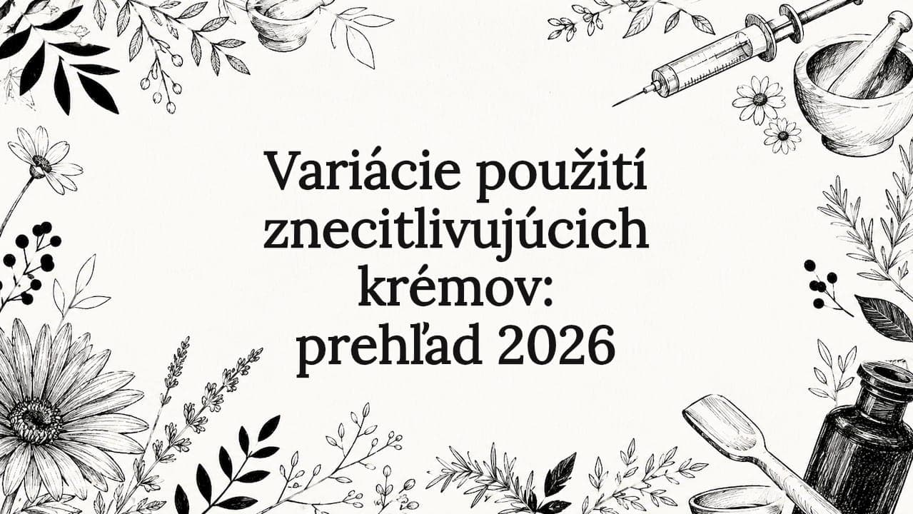 Variácie použití znecitlivujúcich krémov: prehľad 2026