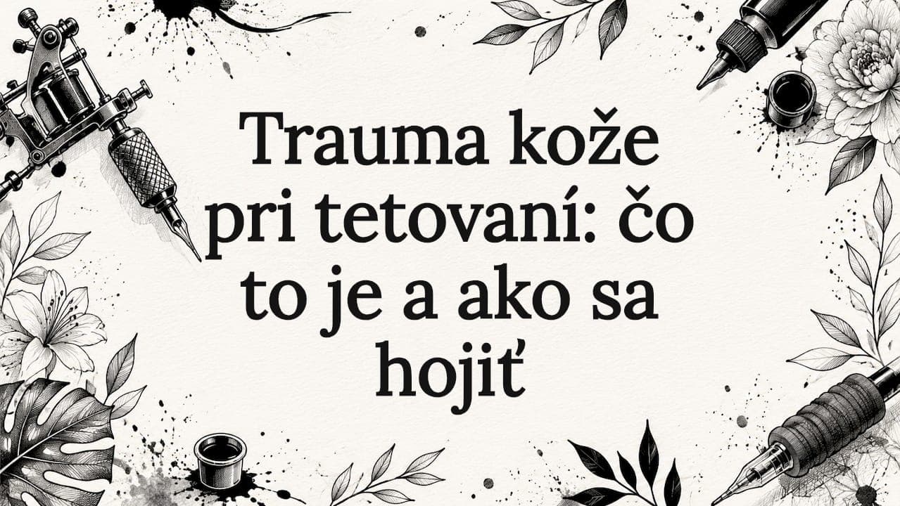 Trauma kože pri tetovaní: čo to je a ako sa hojiť