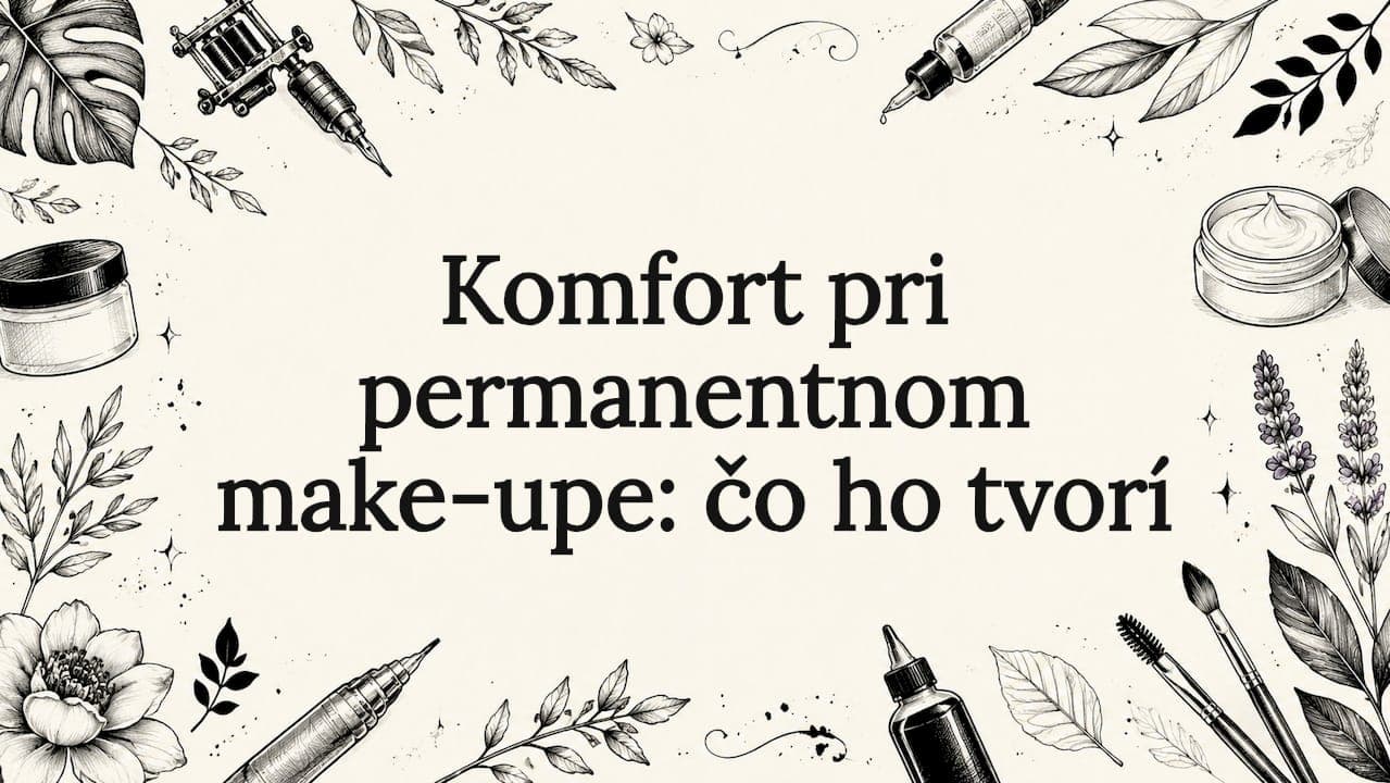 Komfort pri permanentnom make-upe: čo ho tvorí