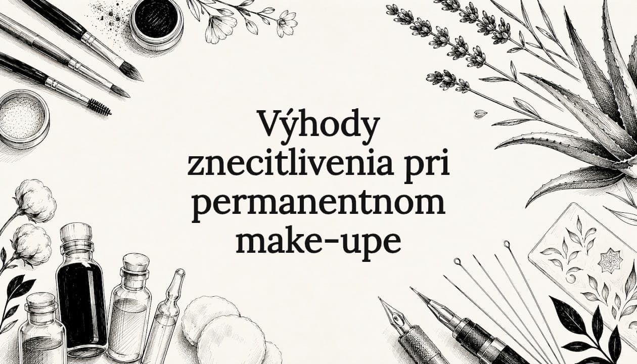 Výhody znecitlivenia pri permanentnom make-upe