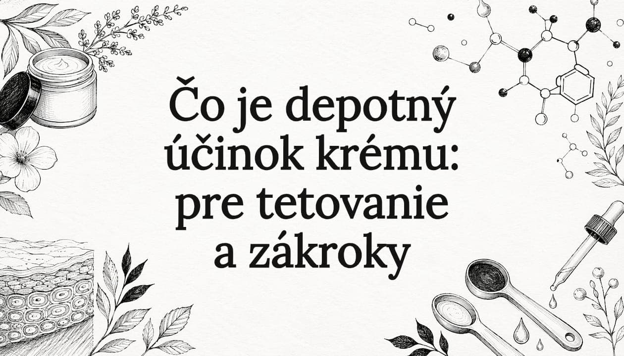 Čo je depotný účinok krému: pre tetovanie a zákroky