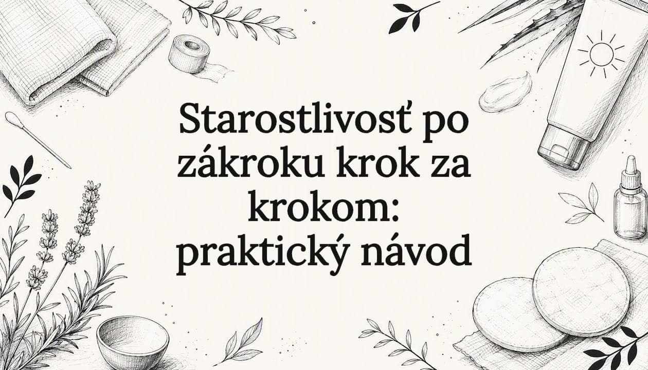 Starostlivosť po zákroku krok za krokom: praktický návod
