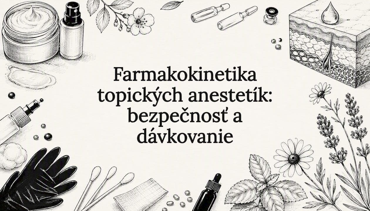 Farmakokinetika topických anestetík: bezpečnosť a dávkovanie