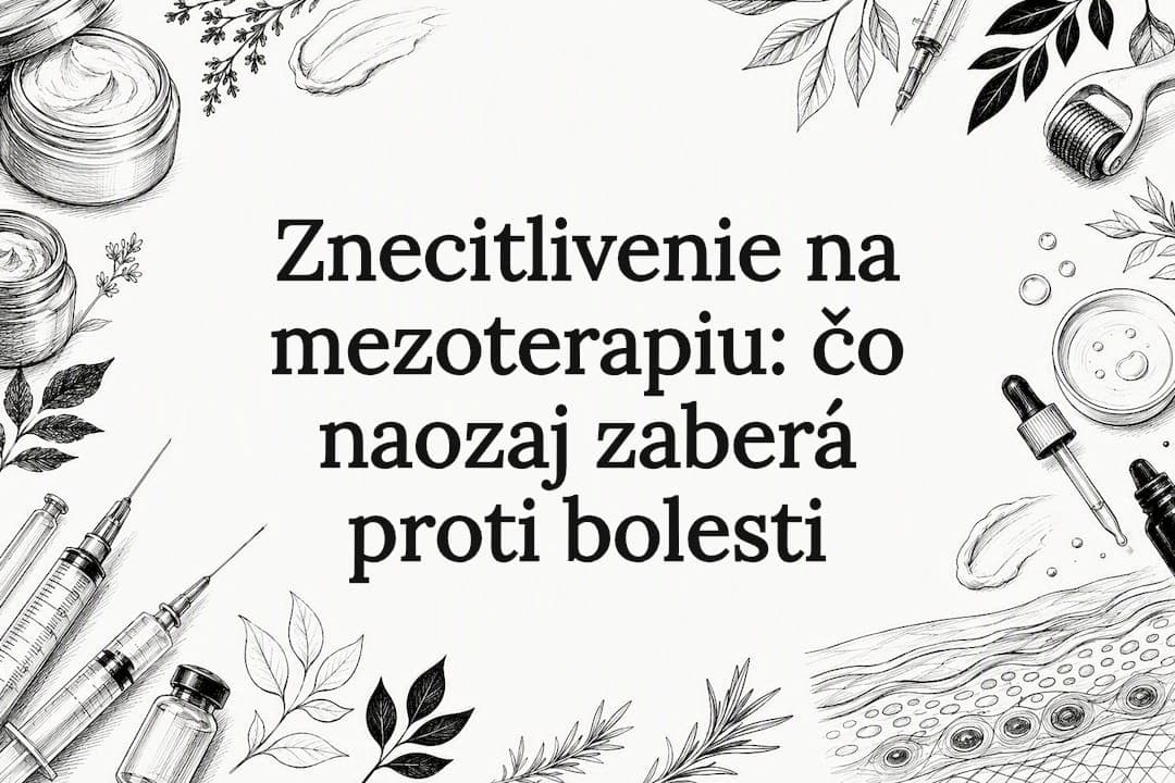 Znecitlivenie na mezoterapiu: čo naozaj zaberá proti bolesti
